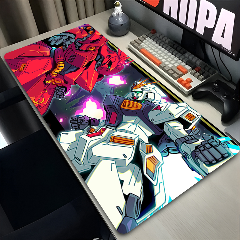 Gaming Accessories Setup - Hot Anime Mouse Pad M-mechanical Warrior