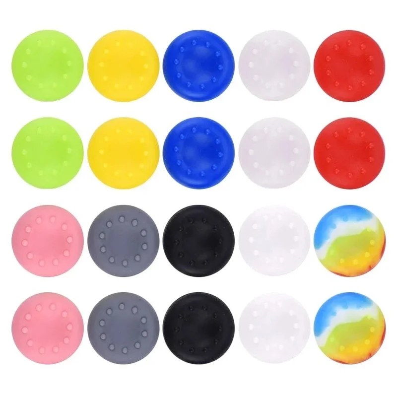 Gaming Accessories Kit - 20pcs Random Soft Silicone Gamepad Joystick