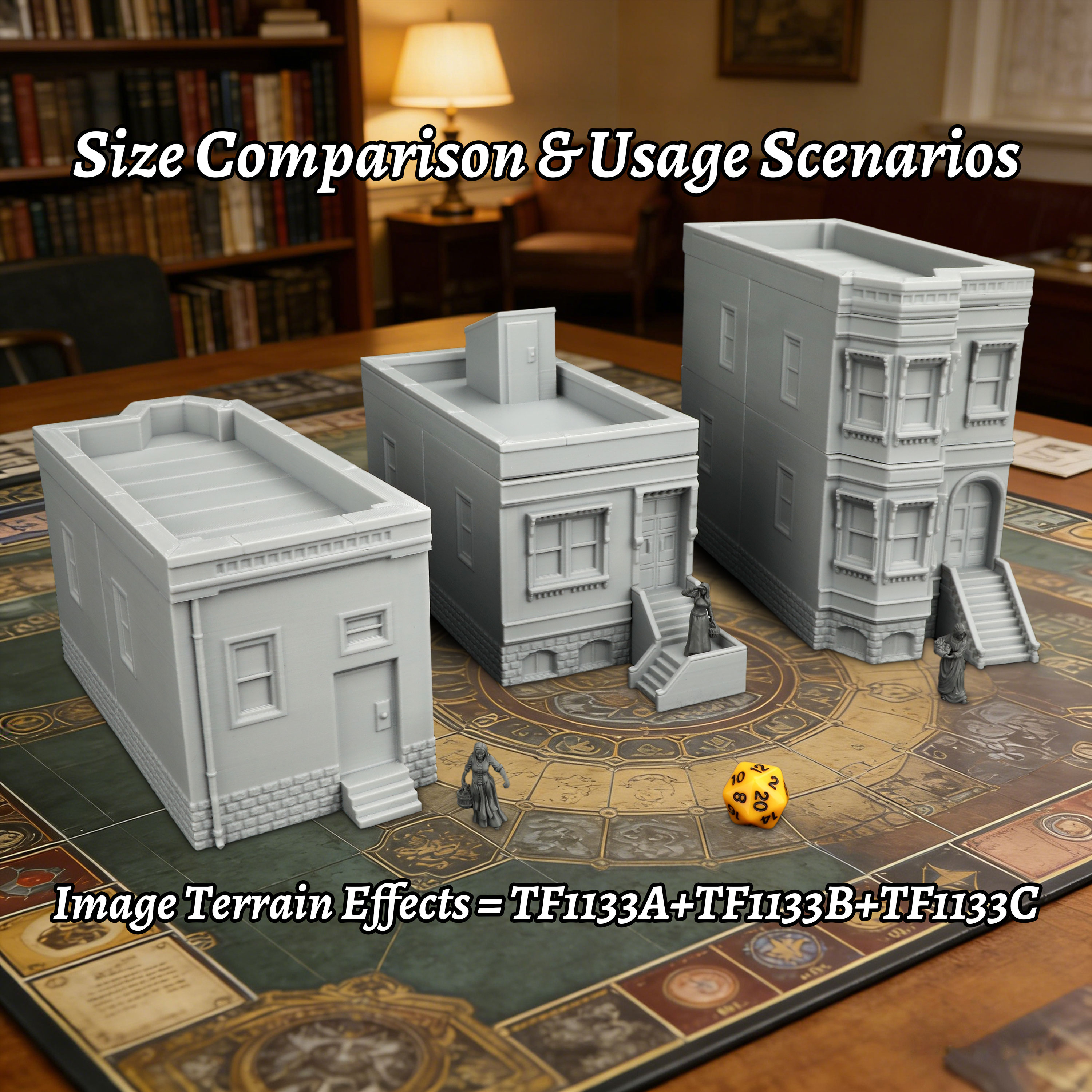 Gaming Set Accessories - Miniature Modular Buildings Set – TTRPG