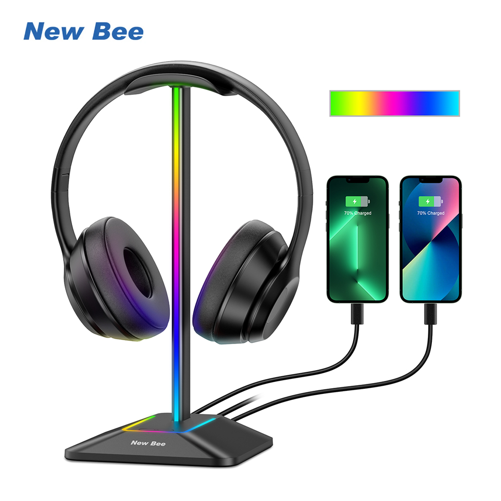 New Bee Z8 RGB Headphones Stan - Gaming Accessories Setup recensione e prezzo