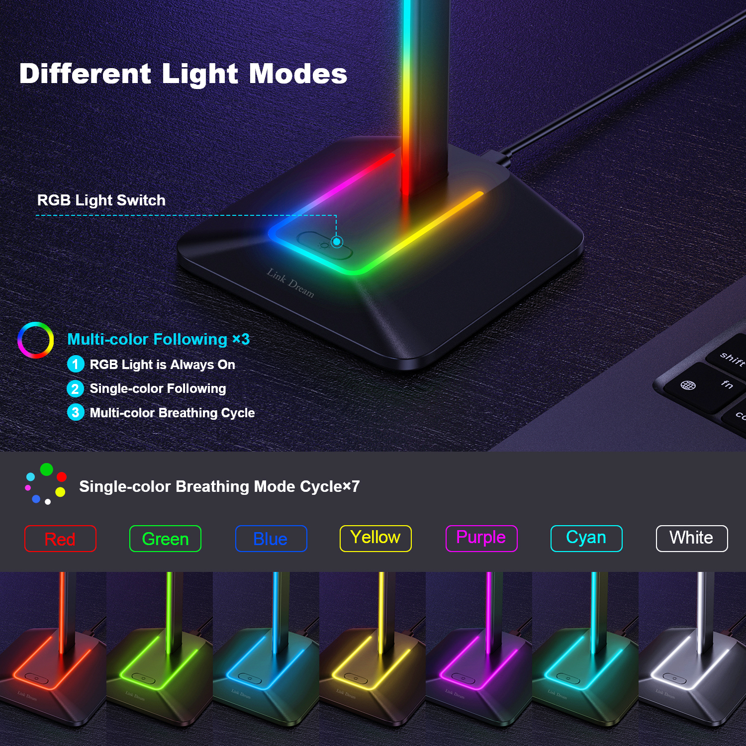New Bee Z8 RGB Headphones Stan - Gaming Accessories Setup recensione e prezzo