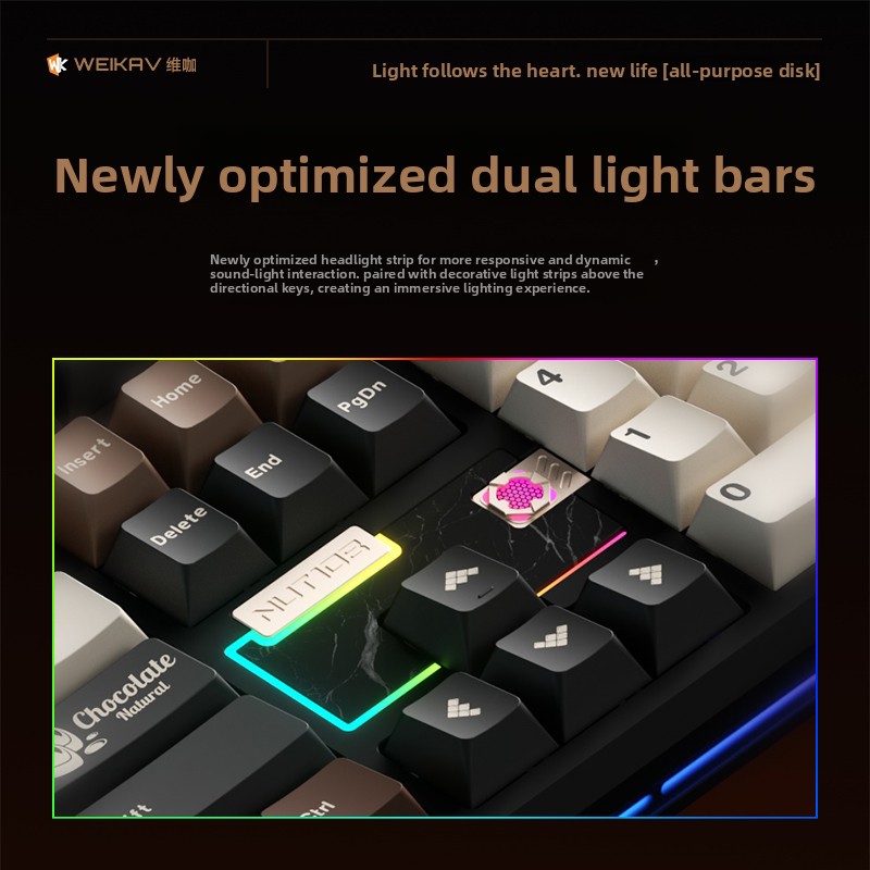 WEIKAV NUT108 Mechanical Keybo - Gaming Accessories Kit recensione e prezzo