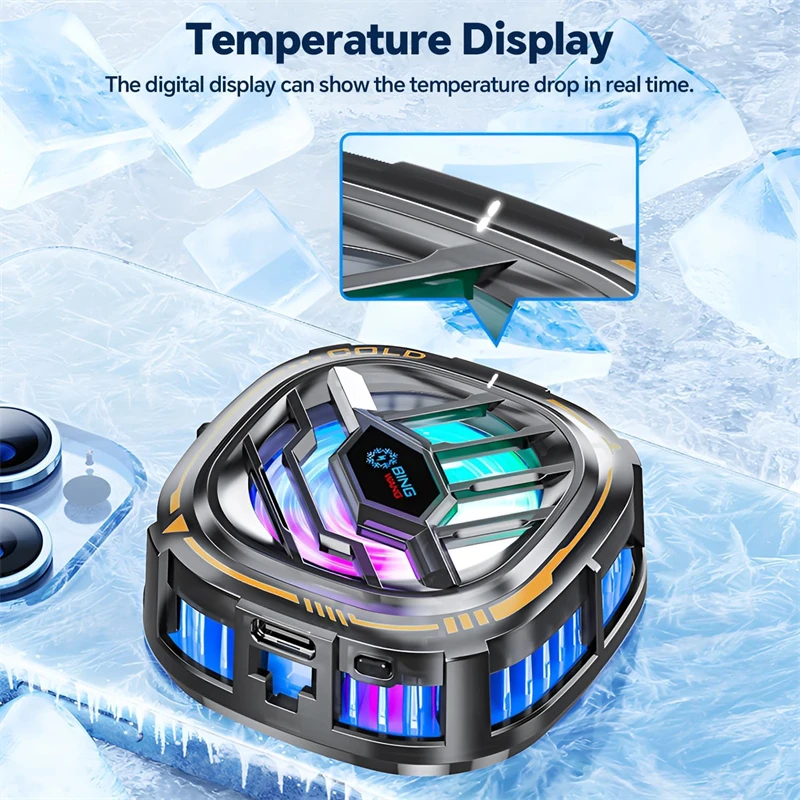 Magnetic RGB Phone Cooling Fan - Gaming Accessories Ipad recensione e prezzo
