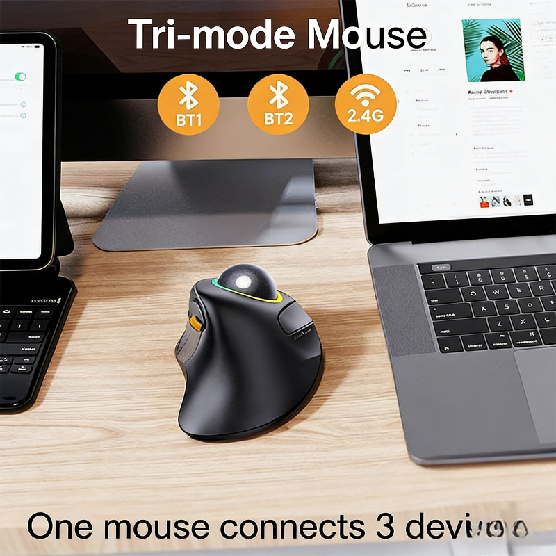 Wireless Trackball Mouse RGB E - Gaming Accessories Ipad recensione e prezzo