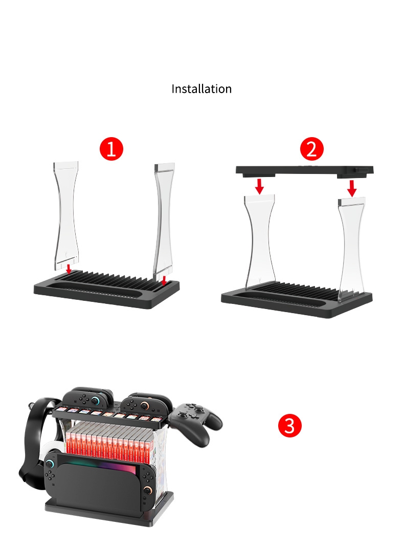 For Switch2 Console Organizer  - Gaming Accessories Organizer recensione e prezzo