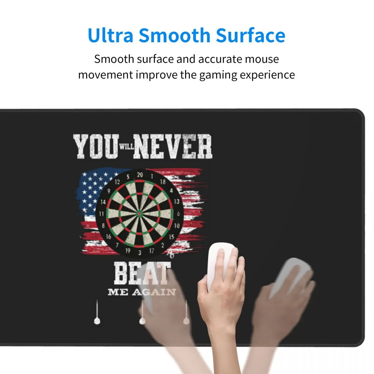 Large Mouse Pad Dart Board Arr - Gaming Accessories Target recensione e prezzo