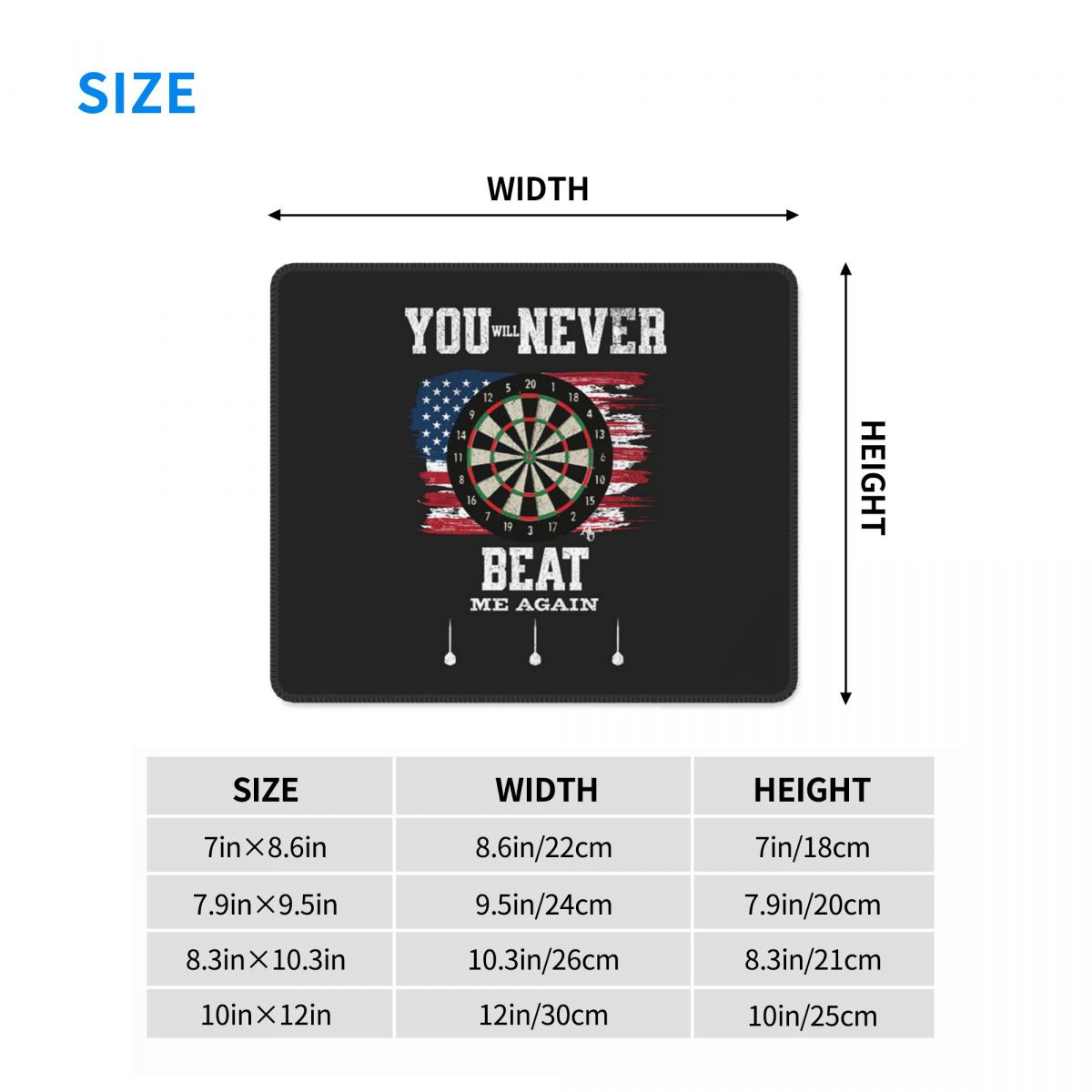 Multi-size Mouse Pad Dart Boar - Gaming Accessories Target recensione e prezzo