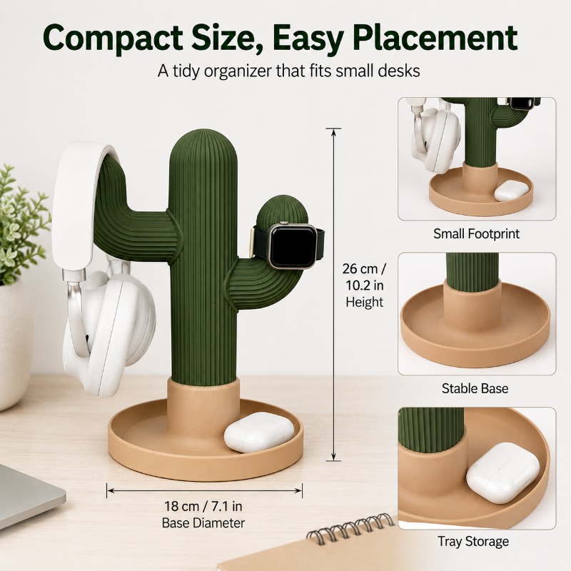 Minimalist Cactus Headset Stan - Gaming Accessories Setup recensione e prezzo